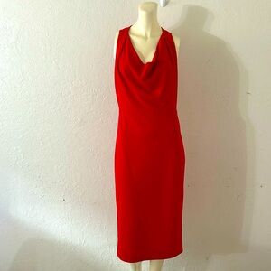 Halston, cowl neck dress size: 6 NWT*